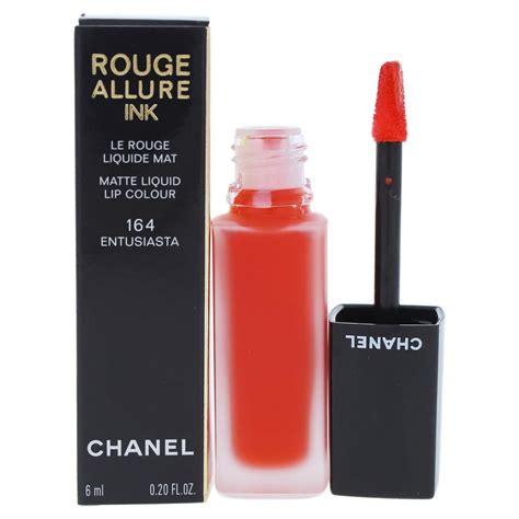 chanel rouge allure ink 164 entusiasta|Chanel Rouge Allure Ink, 164 Entusiasta, 0.12 Ounce .